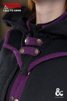 Dungeons & Dragons Warlock Hood Black/Purple-GoblinSmith