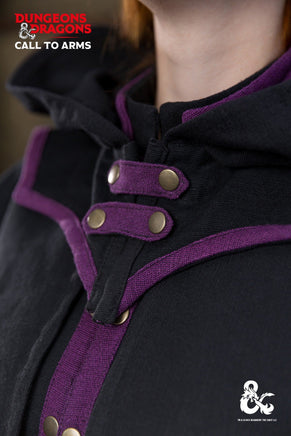 Dungeons & Dragons Warlock Hood Black/Purple-GoblinSmith