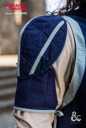 Dungeons & Dragons Cleric Shoulders Blue/Ice Blue-GoblinSmith