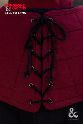 Dungeons & Dragons Fighter Gorget Bordeaux-GoblinSmith