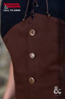 Dungeons & Dragons Rogue Hooded Vest Brown-GoblinSmith