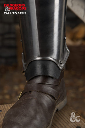 Dungeons & Dragons Steel Greaves polished-GoblinSmith