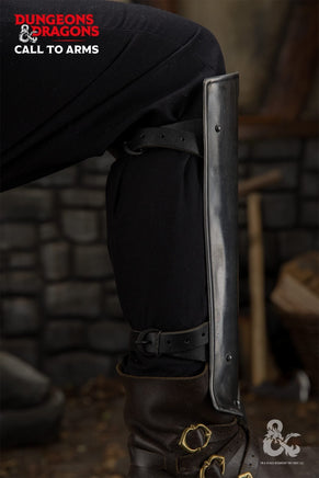 Dungeons & Dragons Steel Greaves polished-GoblinSmith