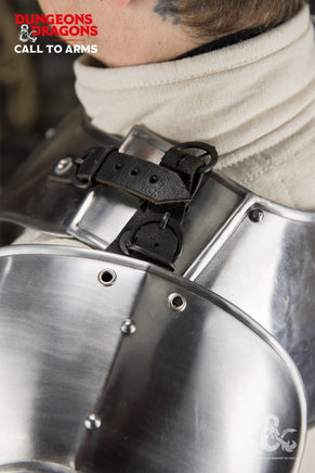 Dungeons & Dragons Steel Pauldrons polished-GoblinSmith