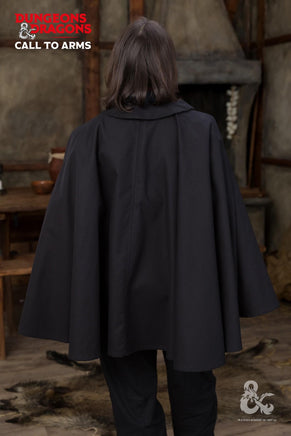 Dungeons & Dragons Bard Cape Black-GoblinSmith
