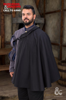 Dungeons & Dragons Bard Cape Black-GoblinSmith