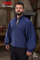 Dungeons & Dragons Bard Shirt Blue-GoblinSmith