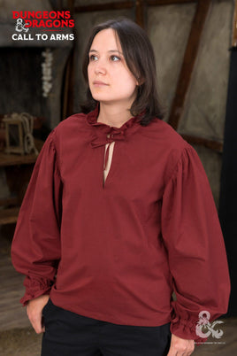 Dungeons & Dragons Bard Shirt Red-GoblinSmith