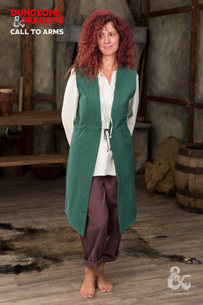 Dungeons & Dragons Druid Long Vest Green-GoblinSmith