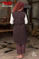 Dungeons & Dragons Druid Long Vest Brown-GoblinSmith