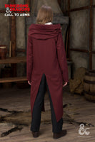 Dungeons & Dragons Paladin Hooded Tunic Bordeaux-GoblinSmith