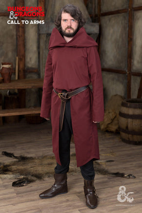 Dungeons & Dragons Paladin Hooded Tunic Bordeaux-GoblinSmith