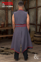 Dungeons & Dragons Sorcerer Battle Skirt Gray/Red-GoblinSmith