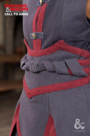 Dungeons & Dragons Sorcerer Battle Skirt Gray/Red-GoblinSmith