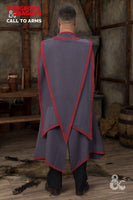 Dungeons & Dragons Sorcerer Cape Gray/Red-GoblinSmith