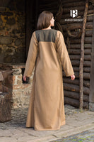 Rus Dress Jadwiga Camel-GoblinSmith