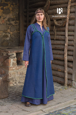 Rus Dress Katarzyna Blue/Green-GoblinSmith