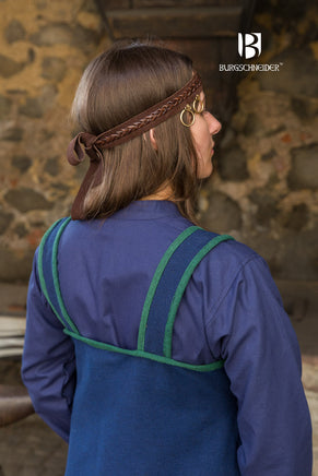 Rus Dress Katarzyna Blue/Green-GoblinSmith