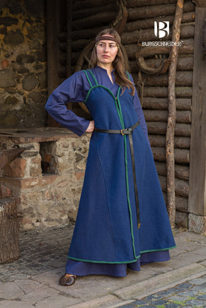 Rus Dress Katarzyna Blue/Green-GoblinSmith