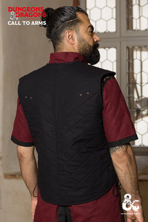 Dungeons & Dragons Fighter Vest Black-GoblinSmith