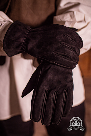 Leather Gloves Sascha Black-GoblinSmith