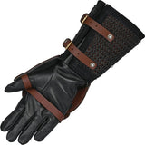 Leather Gauntlet With Chainmail-GoblinSmith