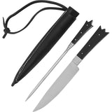 Medieval Knife and Pick with Black Sheath-GoblinSmith