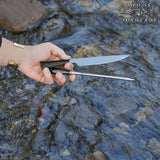 Medieval Knife and Pick with Black Sheath-GoblinSmith