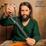 Medieval Knife and Pick with Black Sheath-GoblinSmith