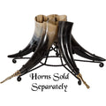 Five Drinking Horn Display Stand-GoblinSmith
