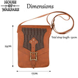 Handcrafted Medieval Leather Shoulder Bag-GoblinSmith