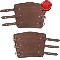 Leather Celtic Bracers-GoblinSmith