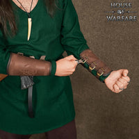 Leather Celtic Bracers-GoblinSmith