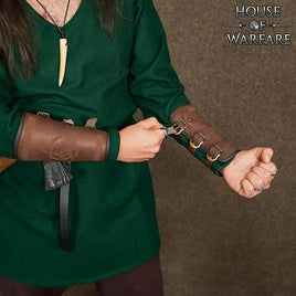 Leather Celtic Bracers