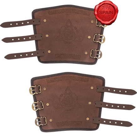 Leather Celtic Bracers-GoblinSmith