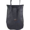 Adventurer’s Leather Shoulder Bag – Black-GoblinSmith