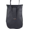 Adventurer’s Leather Shoulder Bag – Black-GoblinSmith