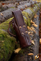 Telescope With Leather Pouch - Brass-GoblinSmith