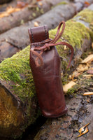 Telescope With Leather Pouch - Brass-GoblinSmith