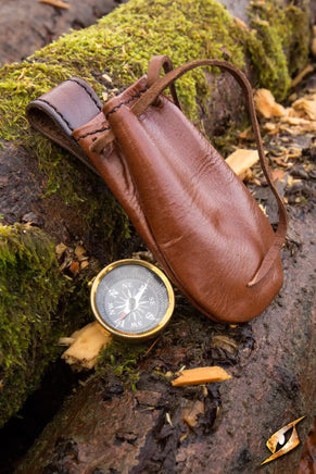 Compass - W. Leather Pouch-GoblinSmith