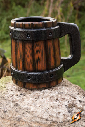 Beermug with metal bands-GoblinSmith