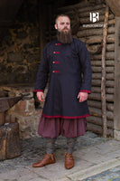 Rus Coat Jakub Black/Bordeaux-GoblinSmith