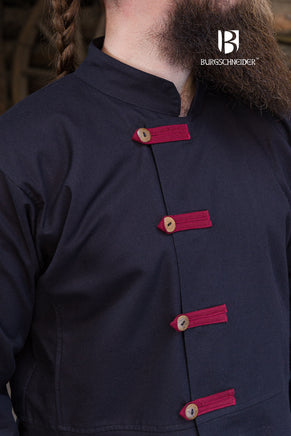 Rus Coat Jakub Black/Bordeaux-GoblinSmith