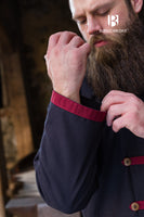 Rus Coat Jakub Black/Bordeaux-GoblinSmith