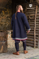 Rus Coat Kosma Blue/Dark Grey/Red-GoblinSmith