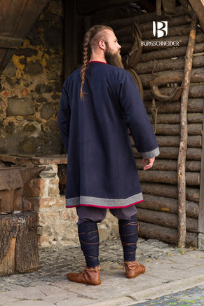 Rus Coat Kosma Blue/Dark Grey/Red-GoblinSmith