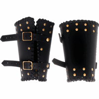 Audric Medieval Leather Bracers-GoblinSmith