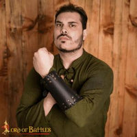 Audric Medieval Leather Bracers-GoblinSmith