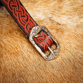 Celtic Knotwork Leather Belt-GoblinSmith