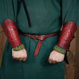 Warrior of the Realm Leather Bracers-GoblinSmith